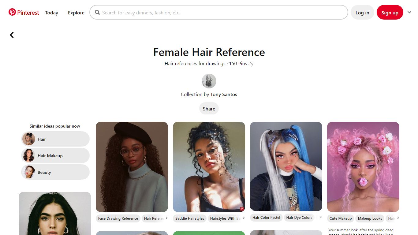 150 Female Hair Reference ideas | hair styles, hair, hair inspiration