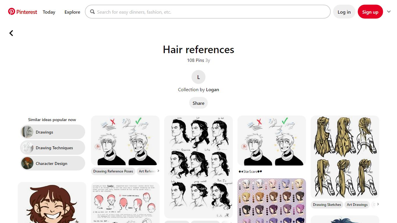 100 Hair references ideas | hair reference, how to draw hair, drawing ...
