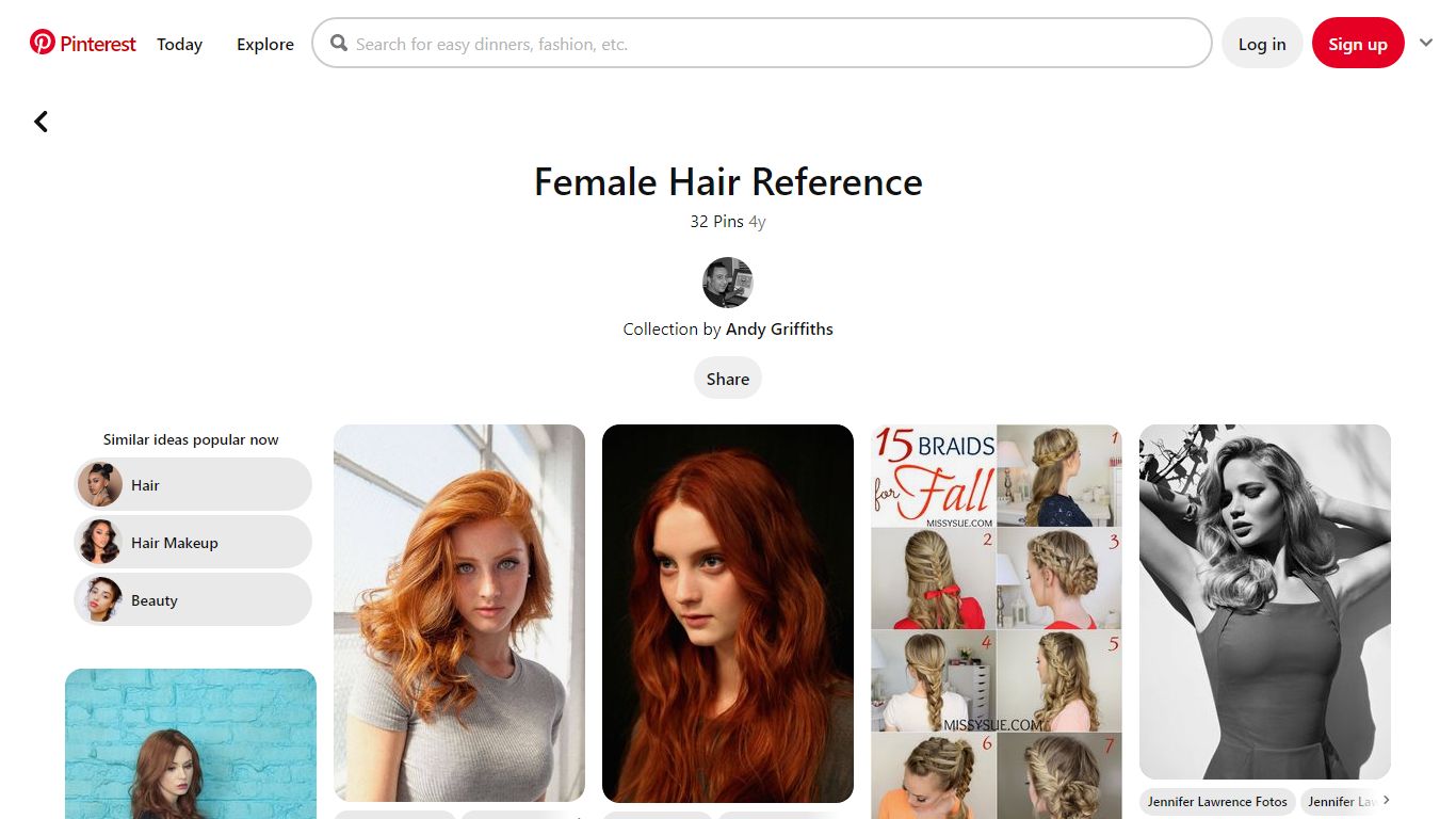 32 Female Hair Reference ideas | hair, long hair styles, hair styles